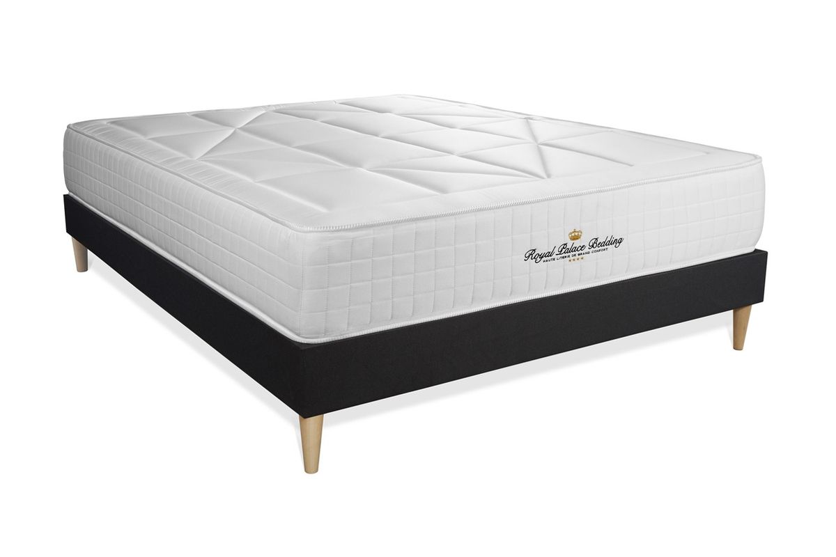 Pack colchón windsor 160x220cm + somier multiláminas, espuma viscoelástica y muelles ensacados