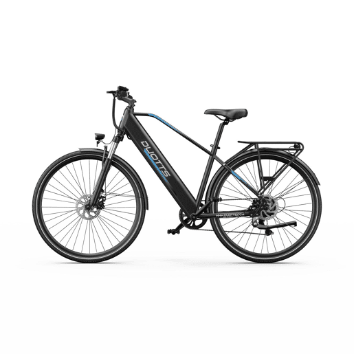 Bicicleta Elétrica Duotts C29 Lite - Motor 250W Bateria 36V13AH Pneus De 27.5u201D Travões A Disco - Azul Preto