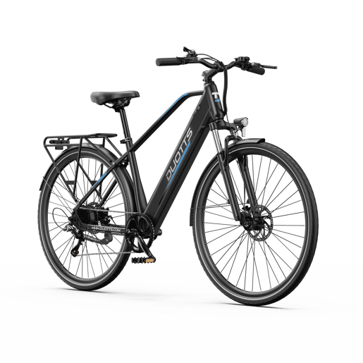 Bicicleta Elétrica Duotts C29 Lite - Motor 250W Bateria 36V13AH Pneus De 27.5u201D Travões A Disco - Azul Preto