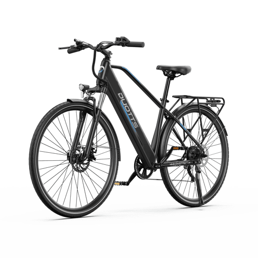Bicicleta Elétrica Duotts C29 Lite - Motor 250W Bateria 36V13AH Pneus De 27.5u201D Travões A Disco - Azul Preto