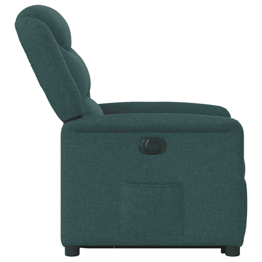 Poltrona reclinável - Poltrona relax elétrica tecido verde-escuro
