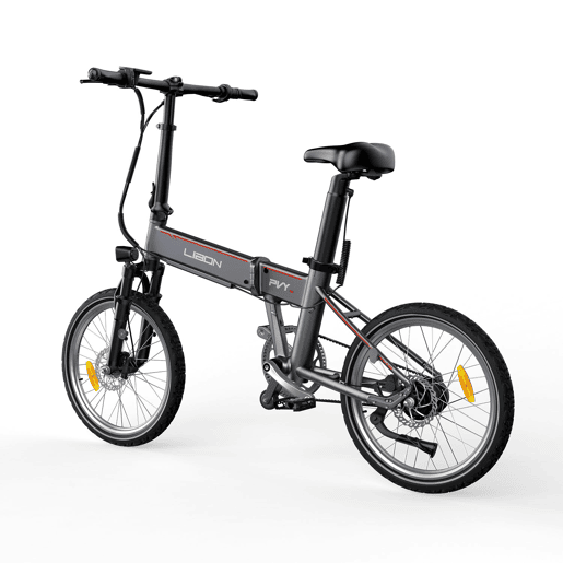 PVY Libon 250W 36V20.4Ah Bicicleta Elétrica - Motor 250W Bateria 36V20.4Ah Rodas 20 Travões Hidráulicos - prateada
