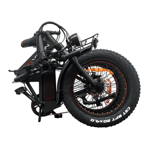 DrveTion AT20 Bicicleta Elétrica - Motor 750W Bateria 48V 10Ah Rodas 20 Travões Hidráulicos - Preto