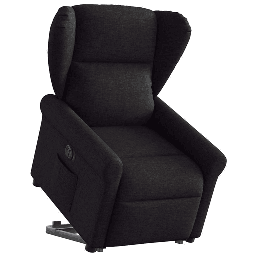 Poltrona reclinável - Poltrona relax elétrica tecido preto