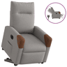 Poltrona reclinável - Poltrona relax elétrica cinza-acastanhado