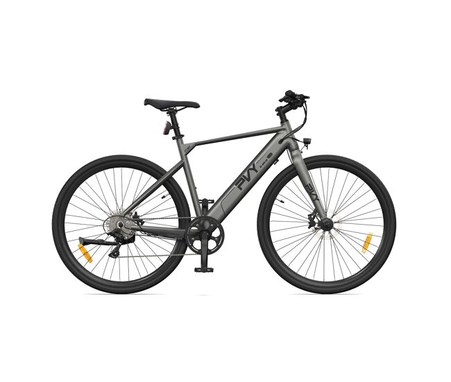 Pvy p30 bicicleta eléctrica - motor 250w batería 36v13.5ah rueda 27.5" frenos hidráulicos - gris