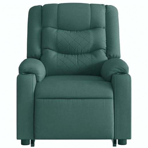 Poltrona reclinável - Poltrona relax elétrica tecido verde-escuro