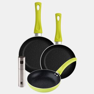 Set de frigideiras San Ignacio de 3 peças + borrifador