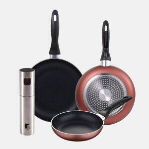 Set de frigideiras San Ignacio de 3 peças + borrifador