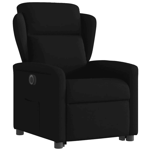 Poltrona reclinável - Poltrona relax elétrica tecido preto
