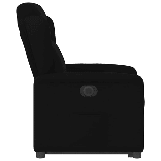 Poltrona reclinável - Poltrona relax elétrica tecido preto