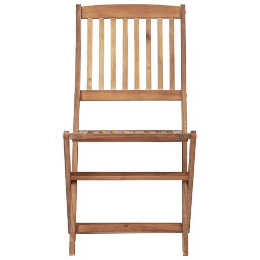 Cadeiras de jardim - Cadeiras de exterior dobráveis c almofadões 6 pcs acácia maciça
