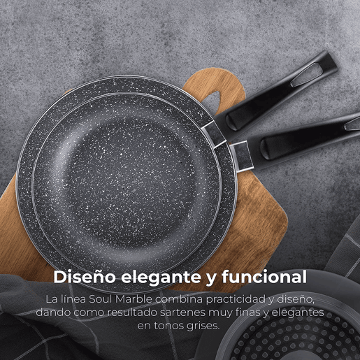 Set de frigideiras San Ignacio com 3 peças + Set de utensílios Set de frigideiras San Ignacio com 3 peças + Set de utensílios