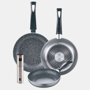 Set de frigideiras San Ignacio de 3 peças + borrifador