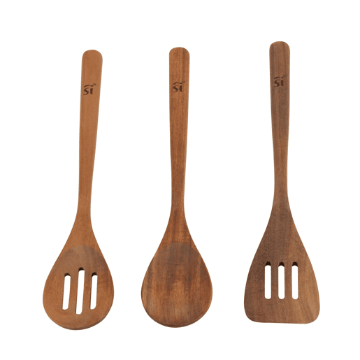 Set de frigideiras San Ignacio de 3 peças + Set de utensílios