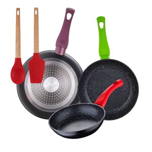 Set de frigideiras San Ignacio com 3 peças + Set de utensílios