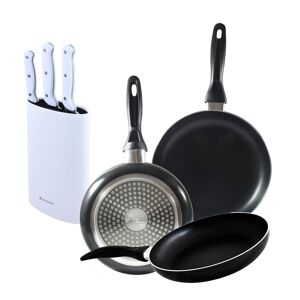 Set de frigideiras San Ignacio de 3 peças + Set de facas