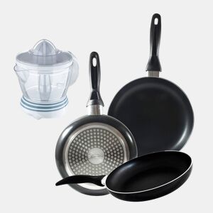 Set de frigideiras San Ignacio de 3 peças + espremedor de frutas