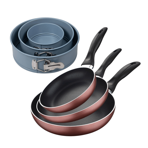 Set de 3 frigideiras San Ignacio +3 formas para forno Set de 3 frigideiras San Ignacio +3 formas para forno