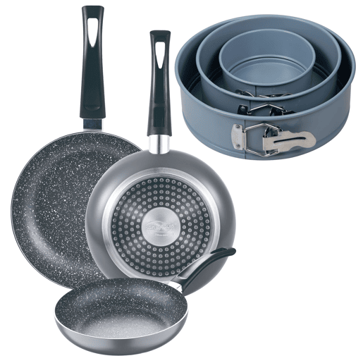 Set de 3 frigideiras San Ignacio +3 formas para forno Set de 3 frigideiras San Ignacio +3 formas para forno