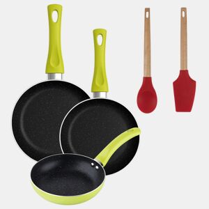 Set de frigideiras San Ignacio com 3 peças + Set de utensílios