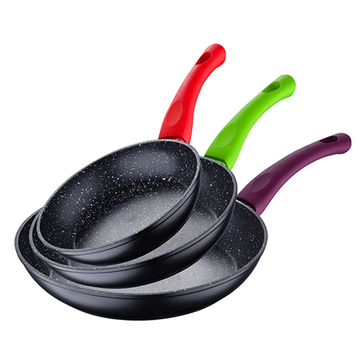 Set de frigideiras San Ignacio de 3 peças + tábua de corte