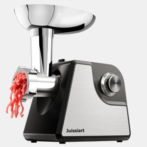 Juissiart MG4150R Moedor de Carne - Potência 300W capacidade processamento carne de 1.2 kgmin material lâminaferro fundido 420 metalurgia do pó - Preto