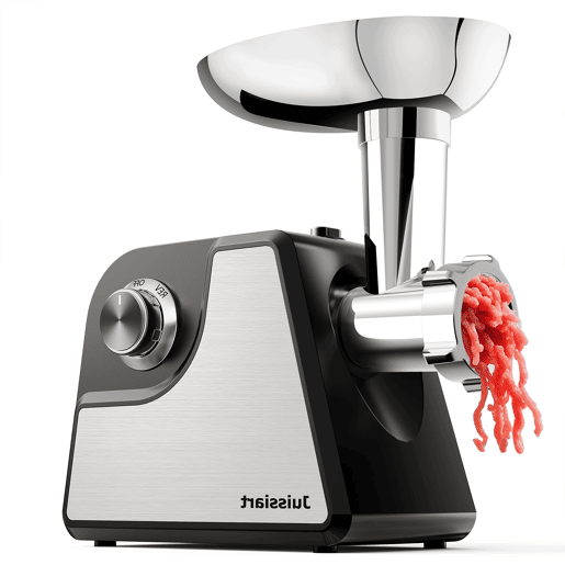 Juissiart MG4150R Moedor de Carne - Potência 300W capacidade processamento carne de 1.2 kgmin material lâminaferro fundido 420 metalurgia do pó - Preto