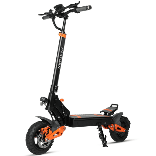 Trotinete Elétrica MAXTURN X1 - 1000W 48V15.6Ah 10'' Pneus Tubeless Scooter Elétrica Estrutura Alumínio - Preto