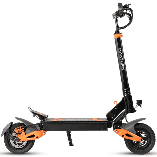 Trotinete Elétrica MAXTURN X1 - 1000W 48V15.6Ah 10'' Pneus Tubeless Scooter Elétrica Estrutura Alumínio - Preto