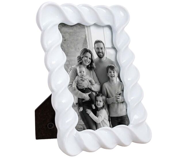 Porta fotos 10x15 blanco 14x2,6x19,2h cm