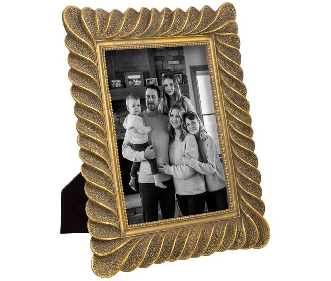 Porta fotos 13x18 dorado 20,1x2,4x25,1h cm