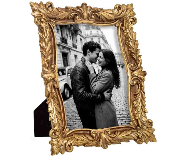 Porta fotos 13x18 dorado 17,8x2,3x22,5h cm