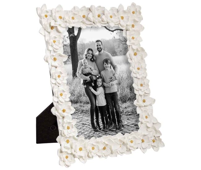 Porta fotos 13x18 blanco 17,7x2x23h cm
