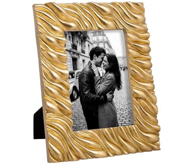 Porta fotos 13x18 dorado 21,3x2,9x26,5h cm