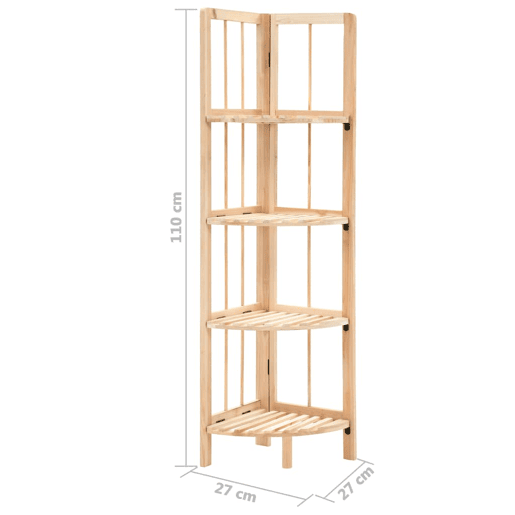 Prateleira prática de design de canto em madeira de cedro 110 cm 27020563