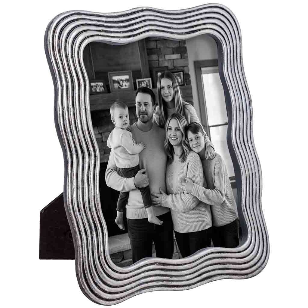 Porta fotos 13x18 gris 17x1,6x21,7h cm