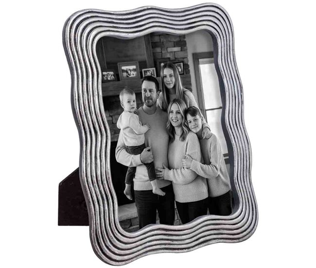Porta fotos 13x18 gris 17x1,6x21,7h cm