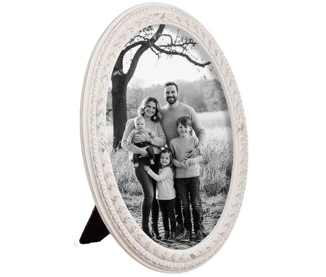 Porta fotos 13x18 blanco 15,3x1,7x19,9h cm