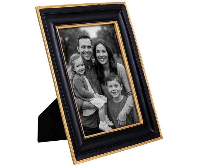 Porta fotos 13x18 negro 18,7x1,8x23,6h cm