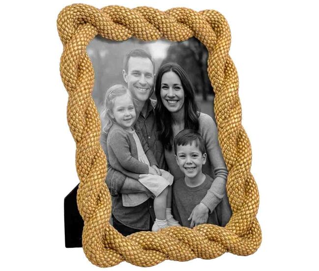 Porta fotos 13x18 dorado 16,7x2,2x21,5h cm
