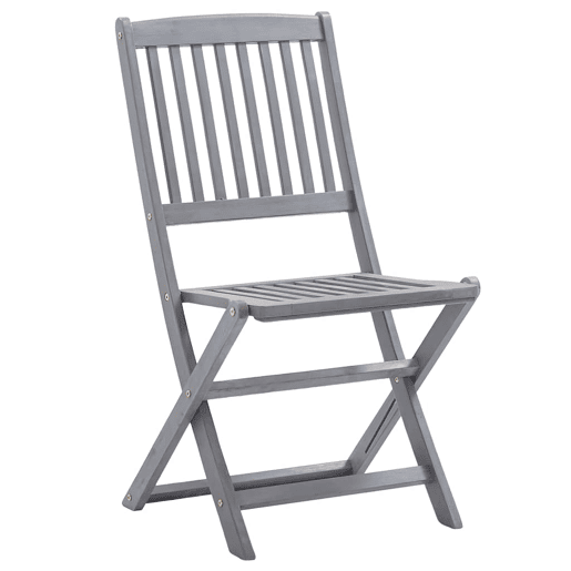 Cadeiras de exterior - Cadeiras de jardim dobráveis 8pcs c almofadões acácia maciça