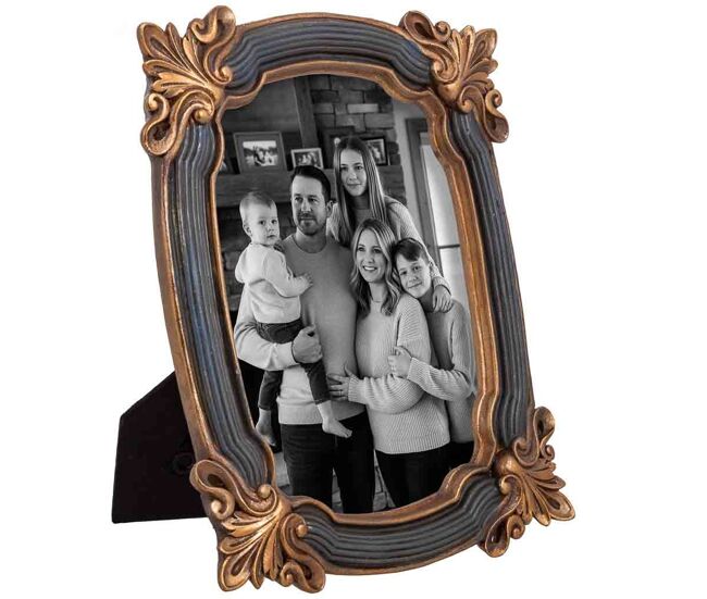 Porta fotos 13x18 dorado 17,2x2,2x21,1h cm