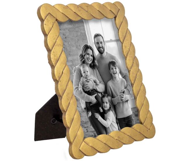 Porta fotos 13x18 dorado 16,5x1,1x21,2h cm