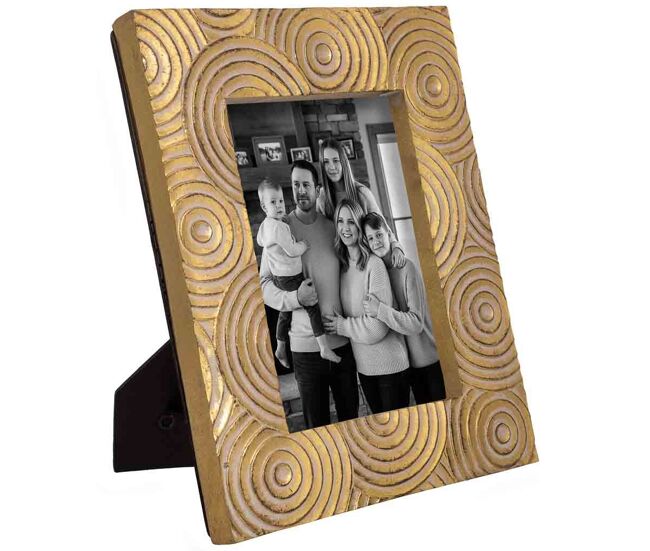Porta fotos 13x18 dorado 20,7x2,6x25,6h cm