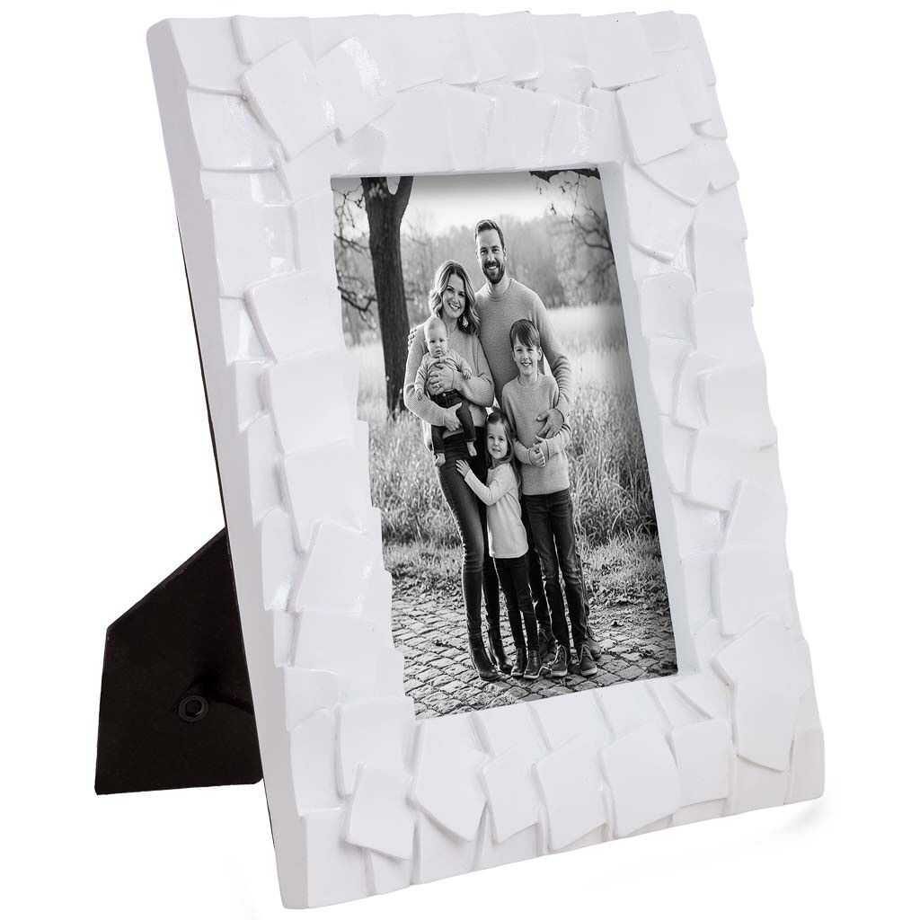Porta fotos 13x18 blanco 21,5x3,2x26,6h cm