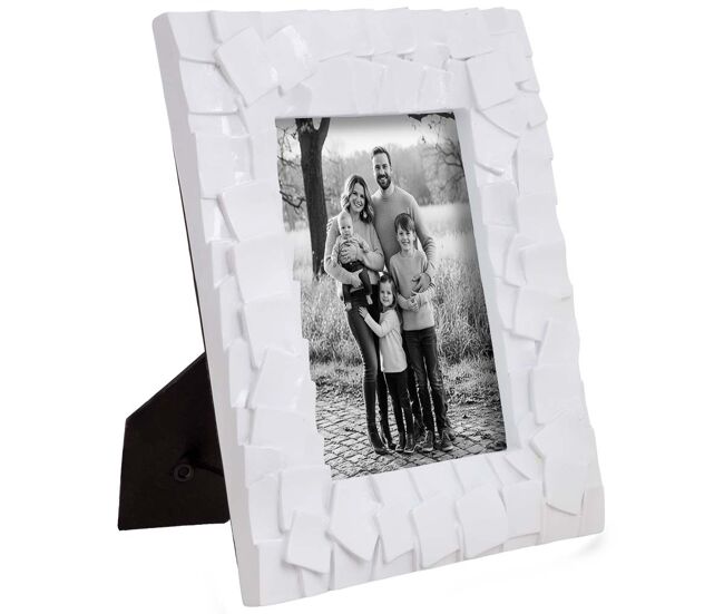 Porta fotos 13x18 blanco 21,5x3,2x26,6h cm
