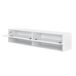 Estante de pared cajones puertas mueble soporte TV Estante de pared cajones puertas mueble soporte TV Blanco