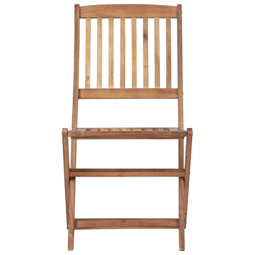 Cadeiras de exterior - Cadeiras de jardim dobráveis c almofadões 8pcs acácia maciça