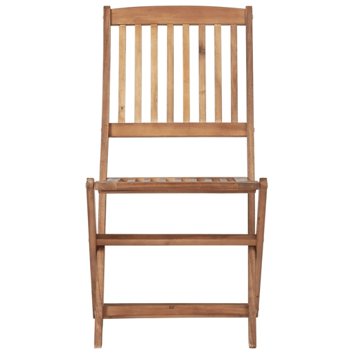 Cadeiras de jardim - Cadeiras de exterior dobráveis c almofadões 6 pcs acácia maciça